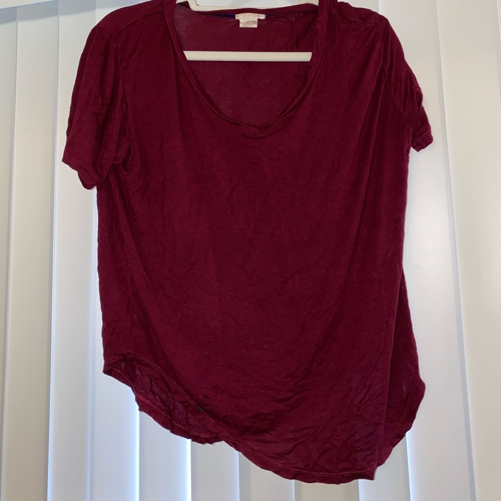 Scoop neck shirt